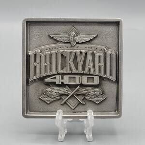 1999 Brickyard 400 Belt Buckle Limited Edition 240 of 400 Pewter Collectible